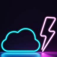 lightning bolt neon signs led cloud (pink and blue) neon signs for bedroom - neon sign neon lights led signs neon lights for bedroom - led sign cloud light neon light sign led signs for bedroom wall логотип