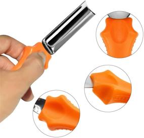 img 2 attached to 🎃 Professional 7-Piece Stainless Steel Pumpkin Carving Kit with Carrying Bag - Perfect for Halloween!