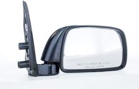 img 4 attached to Dependable Direct Right Passenger Side Black Manual Folding Non-Heated Door Mirror for Toyota Tacoma (1995-2000) - Efficient Replacement Option (TO1321116)