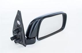 img 1 attached to Dependable Direct Right Passenger Side Black Manual Folding Non-Heated Door Mirror for Toyota Tacoma (1995-2000) - Efficient Replacement Option (TO1321116)