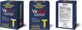 img 1 attached to VirMAX T Testosterone Booster Capsules - Enhance Endurance, Stamina, and Strength