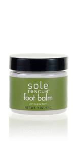 img 2 attached to 🦶 Organic Sole Rescue Foot Balm - Soothing & Moisturizing for Dry, Itchy, and Sore Feet, Cracked Heels - Non-Greasy Vegan Formula - 2oz Jar