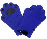 cozy bearhands 703672 mittens for youth: must-have beige boys' accessories logo