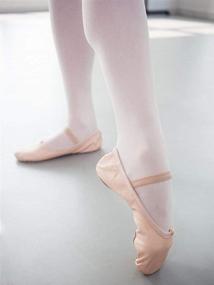 img 1 attached to Dancina Ballet Shoe Premium Leather Girls' Shoes