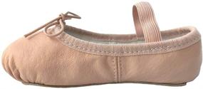 img 3 attached to Dancina Ballet Shoe Premium Leather Girls' Shoes