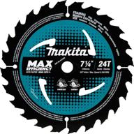 🔪 makita b-61656: enhance efficiency with 7-1/4" 24t carbide-tipped circular saw blade for framing logo