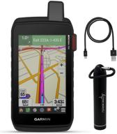 🌍 garmin montana 700i rugged gps touchscreen navigator with inreach technology: ultimate power bank bundle + wearable4u package logo