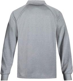 img 3 attached to Ultimate Comfort: MOHEEN Moisture Performance XL Grey Men's Clothing for Shirts - Stay Dry All Day