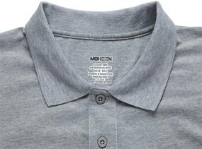 img 1 attached to Ultimate Comfort: MOHEEN Moisture Performance XL Grey Men's Clothing for Shirts - Stay Dry All Day