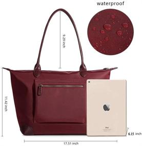 img 1 attached to 👜 Waterproof Women's Shoulder Handbags & Wallets by Doris Jacky in Shoulder Bags