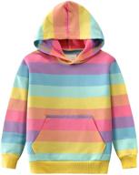 trendy toddler girls sweatshirts: crewneck hoodies with long sleeve - collage t shirts and kids' pullover tops logo