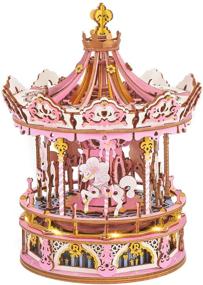 img 4 attached to ROKR Wooden Puzzles Adults Carousel