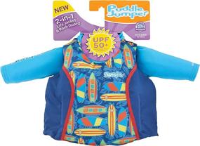 img 2 attached to 🌊 Puddle Jumper Kids 2-in-1 Life Jacket & Rash Guard: Optimal Safety and Sun Protection Combo