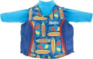 🌊 puddle jumper kids 2-in-1 life jacket & rash guard: optimal safety and sun protection combo logo