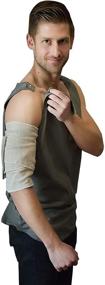 img 4 attached to 👕 Ultimate Comfort: Grey Men's Clothing Snap Tank by Inspired Comforts