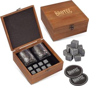 img 4 attached to 🥃 Premium Whiskey Stones Gift Set: Enhance Your Drinking Experience with High-Quality Accessories