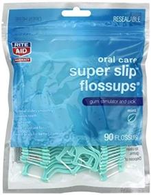 img 1 attached to 💚 Rite Aid Pharmacy Flossups: Super Slip Mint Floss - Pack of 90