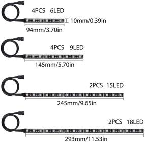 img 2 attached to Justech Motorcycle Multi Color Flexible Extension