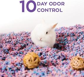 img 2 attached to 🐹 carefresh Confetti Natural Paper Small Pet Bedding: 99% Dust-Free & Odor Control - 23 L