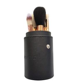 img 2 attached to Ultimate Makeup Artists' Essential: Morphe 7 Piece Rose Gold Brush Set - Set 701