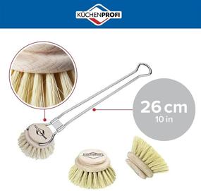 img 3 attached to 🧽 Efficient Cleaning with Kuchenprofi Classic Dishwashing Brush and 2-Pack Replacement Refill