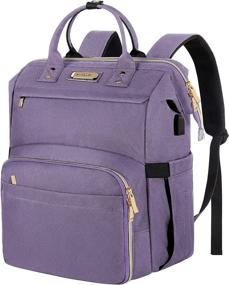 img 4 attached to 🎒 Laptop Lunch Bag Backpacks with Extra Storage