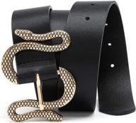 👜 women's accessories: moreless fashion leather buckle in medium size logo