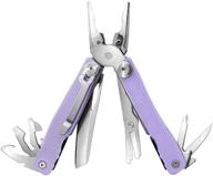 ✨ fantasticar 14-in-1 purple portable multitool: spring-action pliers, knife, screwdriver, and more! ideal for camping, home repairs, survival. premium gift packaging included. логотип