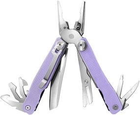 img 4 attached to ✨ FANTASTICAR 14-in-1 Purple Portable Multitool: Spring-Action Pliers, Knife, Screwdriver, and more! Ideal for Camping, Home Repairs, Survival. Premium Gift Packaging Included.