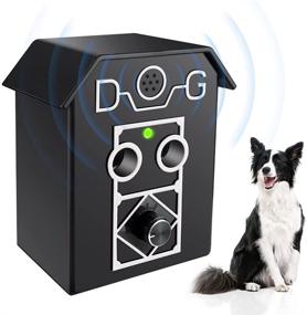 img 4 attached to 🐶 Kaiertcat Anti Barking Device: Sonic Bark Control & Deterrent up to 50 Ft. Range- Safe for Dogs Journal Notebook (Black)