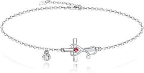 img 4 attached to 🩺 Adjustable Sterling Stethoscope Bracelet for Graduation: Girls' Jewelry and Bracelets