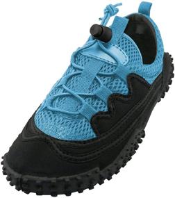 img 1 attached to 🏖️ Kids Beach Boys' Wave Water Shoes: Fun and Protective Footwear for Young Water Enthusiasts