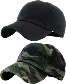 img 1 attached to 🧢 Adjustable Unstructured Dad Hat with Low Profile - Funky Junque Polo Style Baseball Cap