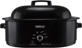 img 4 attached to NESCO MWR18 13 Roaster Quarts Black