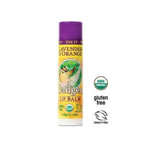 img 3 attached to 🦡 Badger Classic Lip Balm: Lavender & Orange, Certified Organic, Moisturizing Lip Care