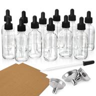 🧴 efficient dispensing: glass dropper bottle stainless funnels - streamline your application process! логотип