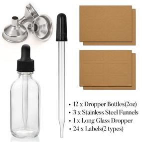 img 3 attached to 🧴 Efficient Dispensing: Glass Dropper Bottle Stainless Funnels - Streamline Your Application Process!
