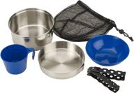 🍳 versatile and durable: coleman stainless steel mess kit for outdoor cooking logo
