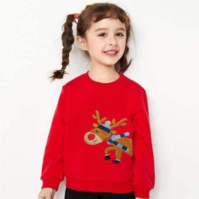 img 1 attached to 🎅 Elf Ugly Christmas Pullover: Festive Boys' Clothing for the Holiday Season