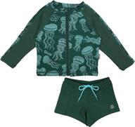 pineapple swimzip sleeve guard shorties: top-notch boys' clothing and swimwear logo