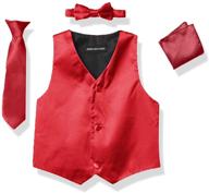 🧥 burgundy boys' clothing: x n y formal tuxedo handkerchief - top choice for elegance logo