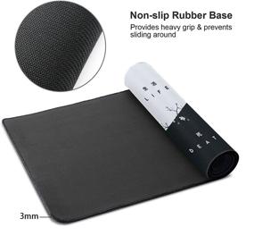 img 3 attached to Extended Mousepad Non Slip Stitched 31 5X11 8X0 12 Computer Accessories & Peripherals