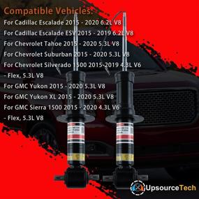 img 1 attached to 84176631 580-1108 Shock Struts Absorbers W/MRC Pair Front Suspension Strut For Cadillac Escalade ESV Chevrolet Silverado 1500 Tahoe Suburban GMC Yukon XL 2015 2016 2017 2018 2019 2020 84977478