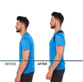 img 1 attached to MARAKYM Adjustable Clavicle Posture Corrector - Under Clothes Back Brace for Women & Men, Straightener for Spine, Neck, Upper & Lower Back Pain Relief - Shoulder Harness for Improved Posture Support