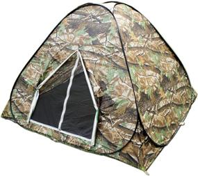 img 4 attached to BZTANG Explorer Outdoors 3-4 Persons Pop up Tent for Camping and Hiking in Camouflage - Easy Setup and Instant Assembly