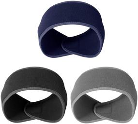 img 4 attached to Men's Athletic Accessories: Warmers Headband Earmuffs Headbands