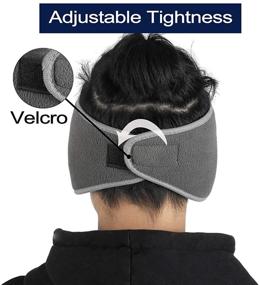 img 2 attached to Men's Athletic Accessories: Warmers Headband Earmuffs Headbands