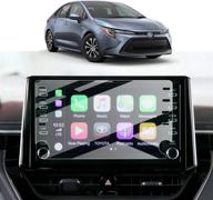 📱 защитная пленка из закаленного стекла для навигационного дисплея corolla sports sedan hatchback - 2019/2020/2021 | hd clear, антицарапин, твердость 9h | защитная пленка для toyota gps lcd логотип