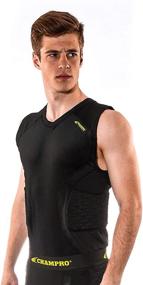 img 1 attached to CHAMPRO Adult Tri Flex Padded Shirt Sports & Fitness