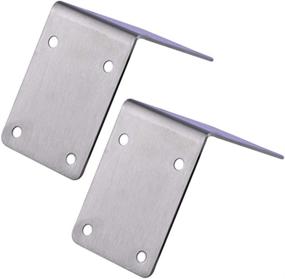 img 1 attached to Hyever Stainless Bracket Fastener 70Mm×70Mm×48Mm×2Mm
